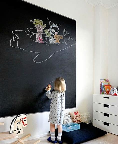 Digital interactive display walls use tv monitors or projectors and a motion or touch sensor to create large displays that can respond to a user's touch and/or movement. Interactive Walls for Kid Spaces | Chalkboard wall decor, Kids room wall decor, Chalkboard wall kids