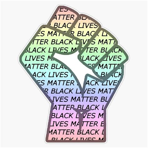 Magnet Black Lives Matter Fist Pride Sticker Vinyl Magnet Bumper Sticker