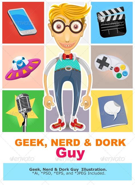 Type Of Nerd Geek Dork Guy Nerd Geek Nerd Geek Stuff