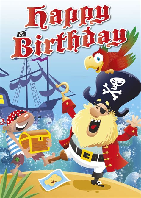 The Best Pirate Birthday Card References Birthday Cards