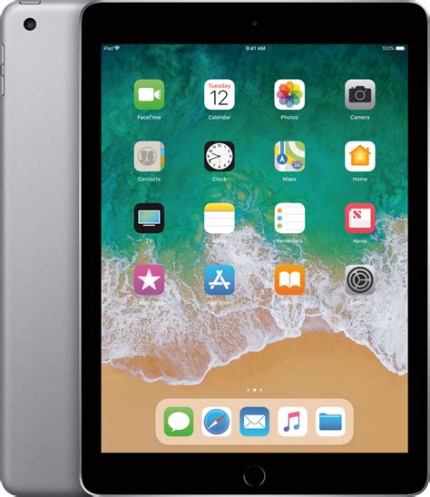 Apple Ipad 5th Generation With Wifi 32gb Space Gray Mp2f2lla Best Buy