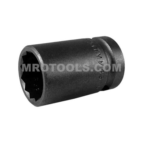 17mm45 D Apex 17mm 12 Point Thin Wall Metric Standard Impact Socket 1
