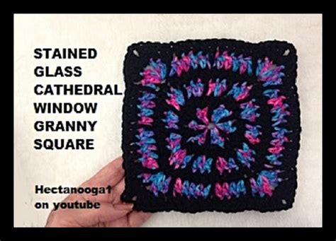 Hectanooga Patterns Free Crochet Pattern Stained Glass Cathedral