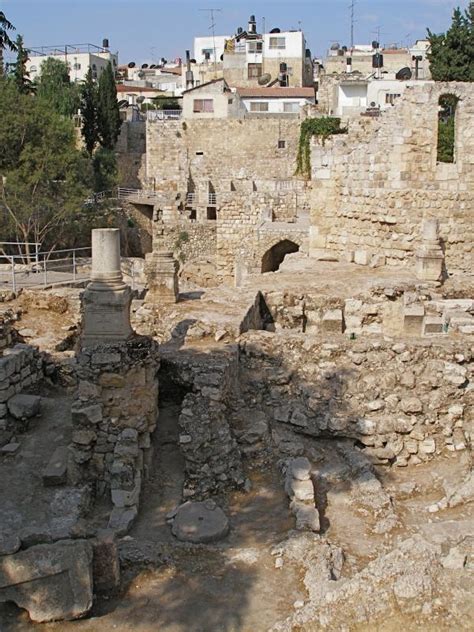 Pools Of Bethesda See The Holy Land