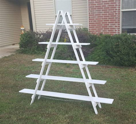 Rustic Ladder Shelf - 6 ft - Wood Ladder - Craft Fair Display - Rustic