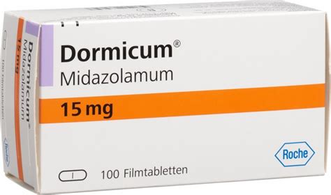 Dormicum Filmtabletten 15mg 100 Stück In Der Adler Apotheke