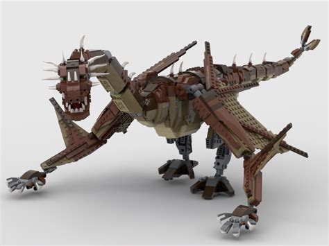 Lego Moc Dragon Wyvern By Tomclarke Rebrickable Build With Lego