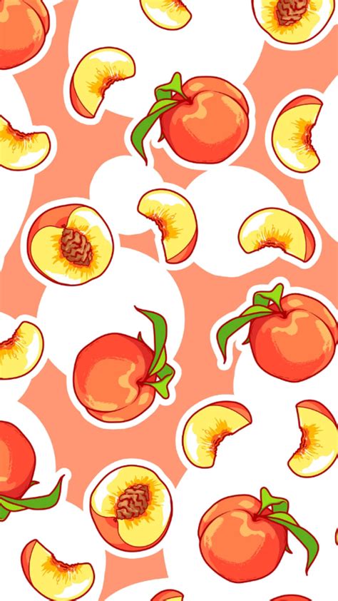 Wallpaper Wallpaper Food Peach Wallpaper Iphone Background Wallpaper