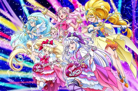 Hugtto! Precure Anime's New Visual Shows 5 Precure Girls Together ...