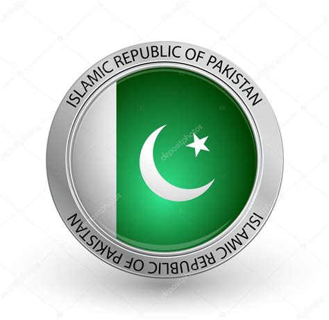 Badge Pakistan Flag — Stock Vector © Emirmd 6610465