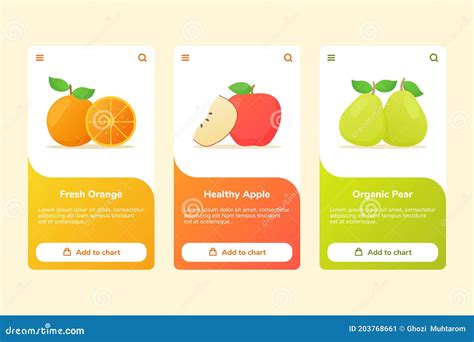 Fruits Fresh Orange Healthy Apple Organic Pear On Boarding Campaign For