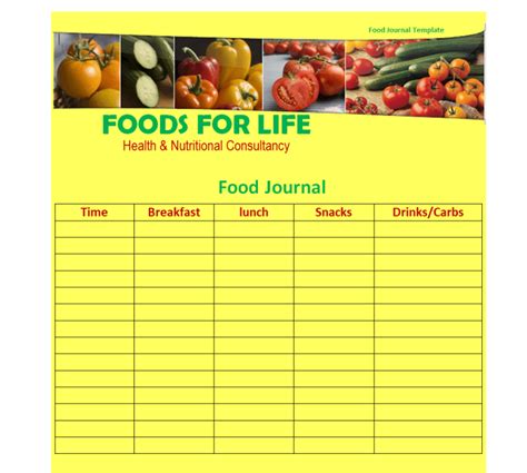 Free Printable 28 Food Diaryfood Log Templates In Ms Word