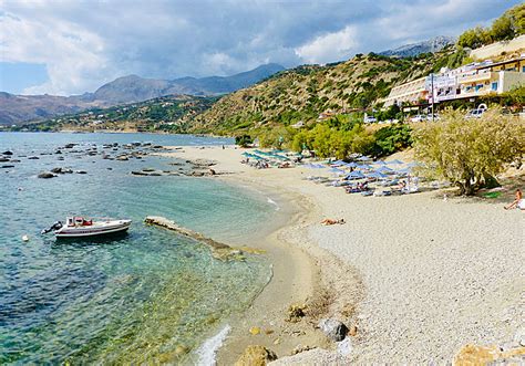 Souda Beach West Of Plakias In Crete