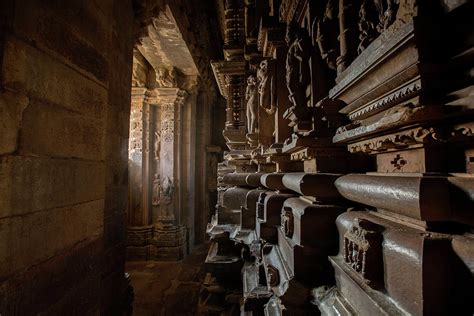 Interior Of Kandariya Mahadeva Temple In Khajuraho Madhya Pradesh