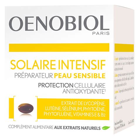 Acheter Oenobiol Solaire Intensif Nutriprotection 30 Capsules Prix