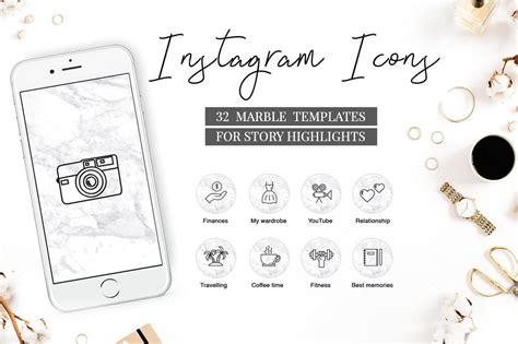 Marble Instagram Highlight Icons Design Shack