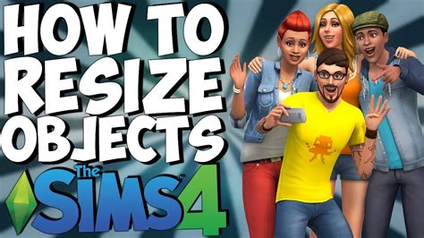 How To Resize Objects In The Sims 4 Xbox Oneps4 Youtube