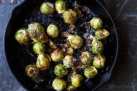 Roasting makes this tasty little veggie crispy on the outside and tender on the inside. Roasted Brussels Sprouts Recipe | SimplyRecipes.com