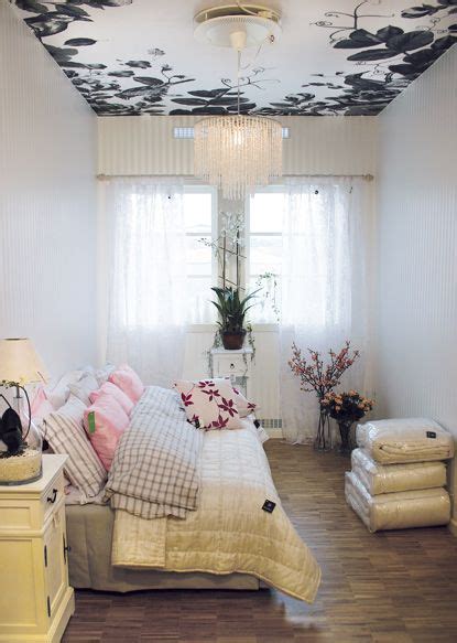 Bedroom With Ceiling Wallpaper Homedesignboard