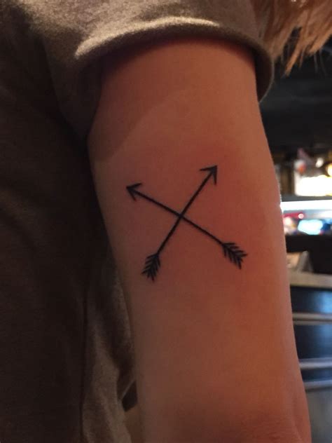 The Crossed Arrows Tattoo The Bestie And I Got Together