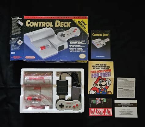 Nintendo Nes 101 Top Loader Control Deck Console W Box Cib 57500