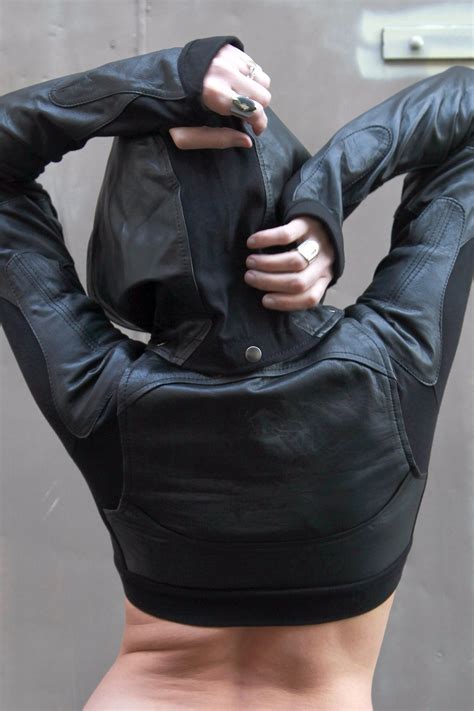 freq g crop jacket leather women s steampunk 323 00
