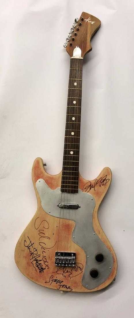 the sex pistols signed guitar