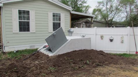 Below Ground Tornado Shelters Garage Underground Storm Shelters