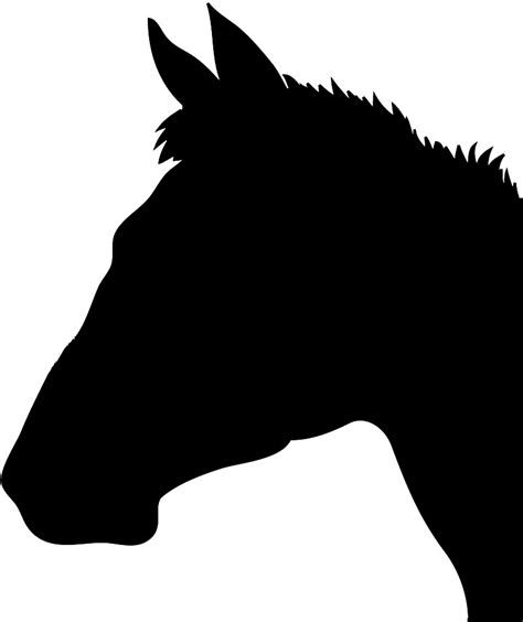 Horse Head Silhouette Patterns