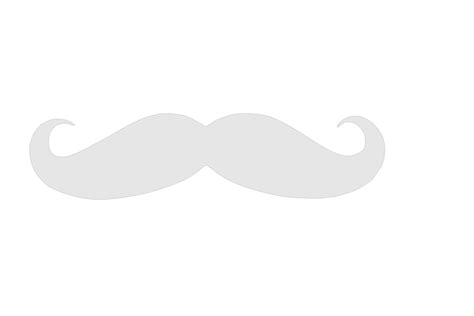 Grey Moustache Clip Art At Vector Clip Art Online Royalty
