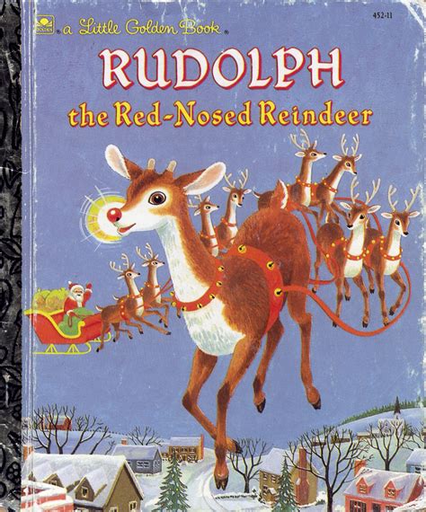 Image Rudolph The Red Nosed Reindeer 5457 Little Golden Books