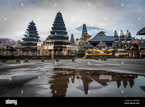 Pura Besakih Temple Besakih Bali Indonesia Stock Photo Alamy