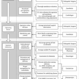 The Summarized Clinical Pathways In The Multidisciplinary Co Management
