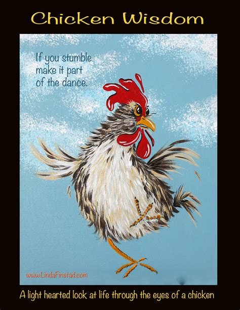My Chicken Paintings Are Intended As A Fun Break From Reality However