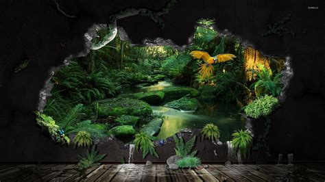 Fantasy Jungle Dark Wallpaper Hd 111510 Baltana