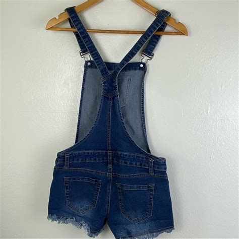 Guess Jeans Guess Denim Overall Frayed Shorts Poshmark