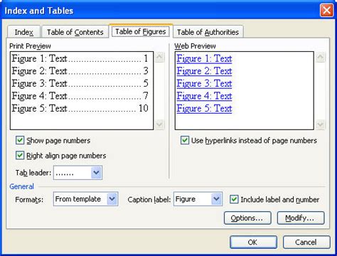 How To Create A List Of Tables In Ms Word Technical Communication Center