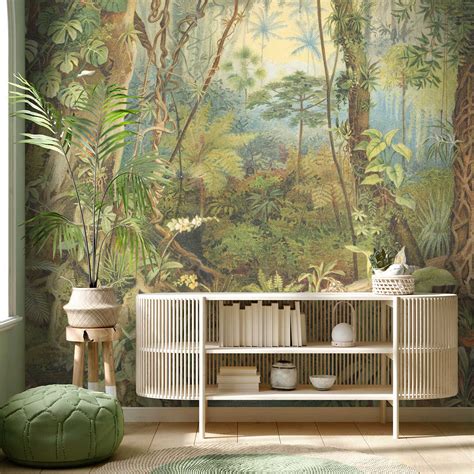 Tropical Paradise Wall Mural Jungle Wallpaper Woodchip And Magnolia