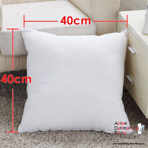 New Comfortable Square Plain White Dakimakura Inner Pillow 40 X 40cm Anime Dakimakura Pillow
