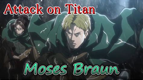 Attack On Titan Moses Braun Character Introduction Youtube