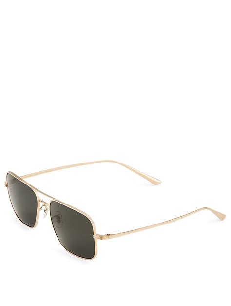Oliver Peoples Victory Aviator Sunglasses Holt Renfrew Canada