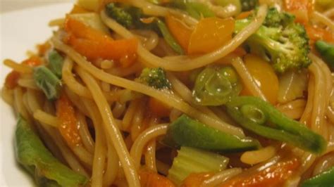 The word lo mein translates to stirred noodles, referring to the way it's made. Quick Shrimp Lo Mein Recipe - Allrecipes.com