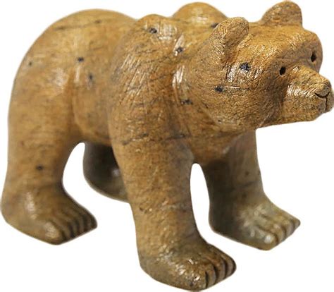 Bear Soapstone Carving Kit Medium Kids And Adult Craft Kit Etsy