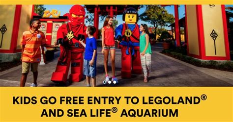 Legoland Coupons Free Childrens Ticket With Adult Purchase
