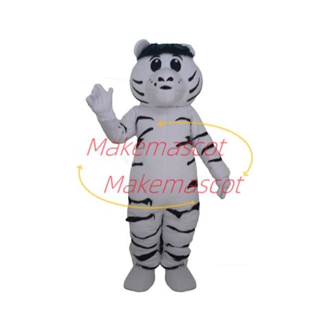 Quiet The Little White Tiger Mascot Costume