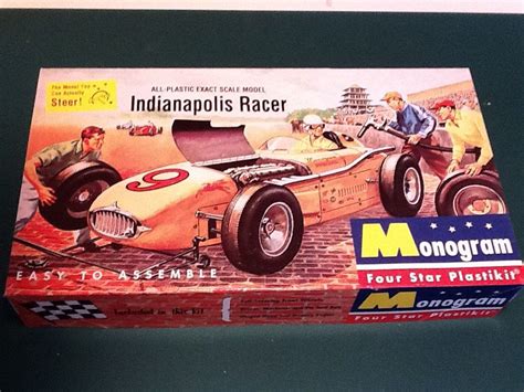 Indy 500 Roadster 124 Scale Plastic Model Race Car Kit By Etsy