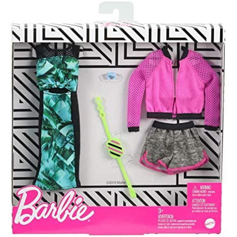 barbie fashions 2 pack clothing set 2 outfits doll