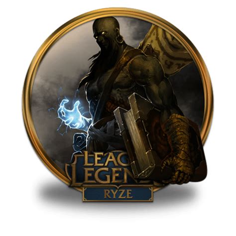 Ryze Zombie Icon League Of Legends Gold Border Iconpack Fazie69