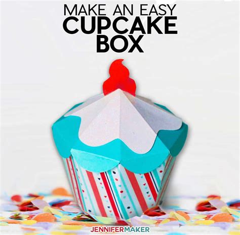 Diy Cupcake T Box Great For T Cards And Parties Jennifer Maker