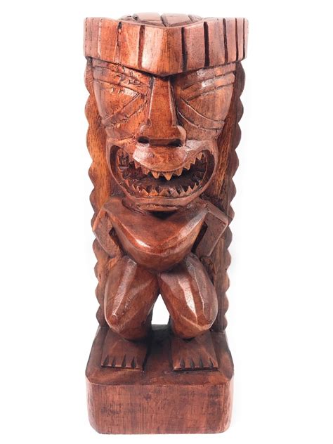 Tiki Statues Premium Set Of 5 Tiki Gods Style Hawaii